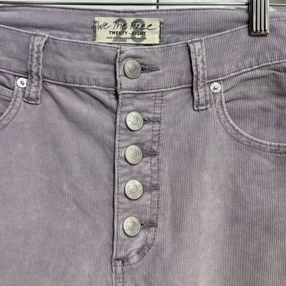 Free People We The Free Sun Chaser Cord Skinny Pants 28 - Picture 9 of 10